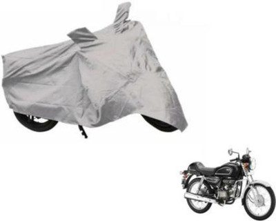 HMS Two Wheeler Cover for Hero(Splendor Pro Classic, Silver)