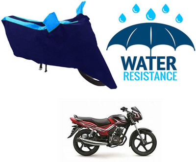 DeepShakshi AUTOMOTIVE Waterproof Two Wheeler Cover for TVS(Star City, Blue)
