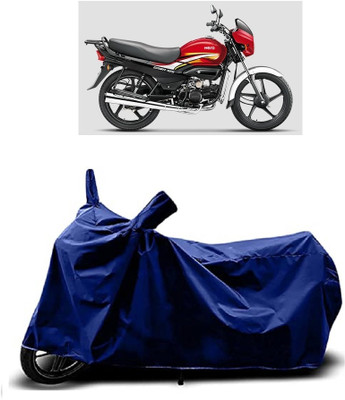 VESMEI Two Wheeler Cover for Hero(HF Dawn, Blue)
