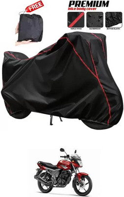 DeepShakshi AUTOMOTIVE Two Wheeler Cover for Yamaha(SZ-S, Black)