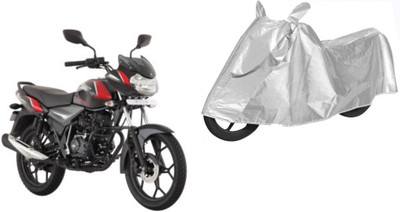 Sheen Waterproof Two Wheeler Cover for Bajaj(Discover 125 DTS-i, Silver)