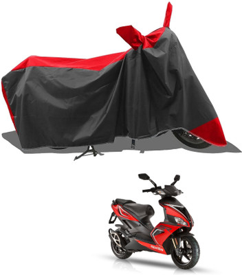 KEDIT Two Wheeler Cover for Aprilia(Red, Black)