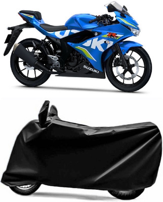 V VINTON Two Wheeler Cover for Suzuki(GSX R150, Black)