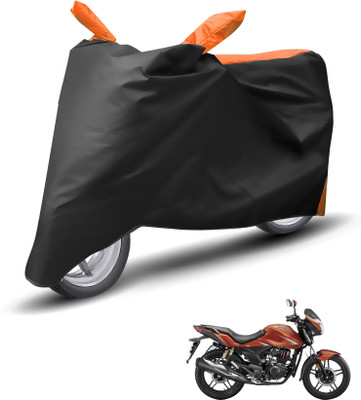 Caronix Waterproof Two Wheeler Cover for Hero(CBZ Extreme, Orange)