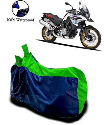 rakku Waterproof Two Wheeler Cover for BMW(F 850 GS, Green, Blue)