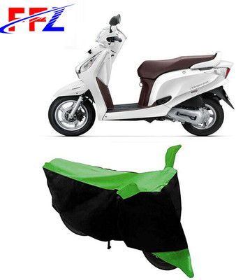 FFZ Two Wheeler Cover for Honda(Aviator, Black, Green)