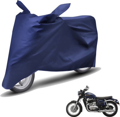 Caronix Waterproof Two Wheeler Cover for JAWA(Forty Two, Blue)