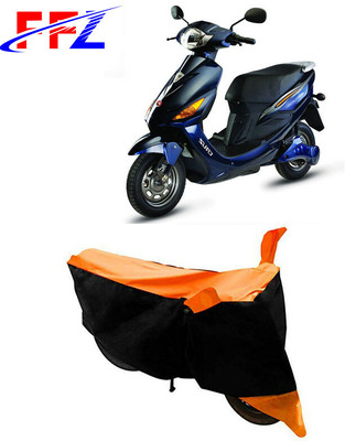 FFZ Waterproof Two Wheeler Cover for Hero(Electric Cruz, Black, Orange)