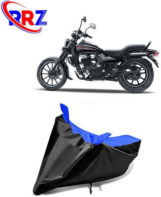 RRZ Waterproof Two Wheeler Cover for Bajaj(Avenger 150 Street, Black, Blue)
