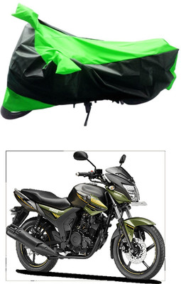 Mdstar Waterproof Two Wheeler Cover for Yamaha(SZ-RR, Green, Black)