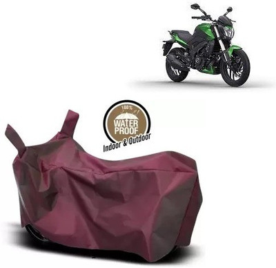 OliverX Waterproof Two Wheeler Cover for Bajaj(Dominar 400, Maroon)