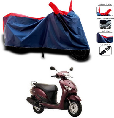 KEDIT Two Wheeler Cover for Yamaha(Alpha, Red, Blue)