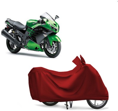 EGAL Two Wheeler Cover for Kawasaki(Ninja ZX 14R BS6, Maroon)