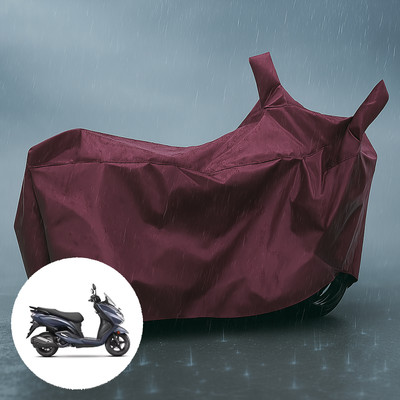 PAGORA Waterproof Two Wheeler Cover for Suzuki(Burgman Electric, Maroon)