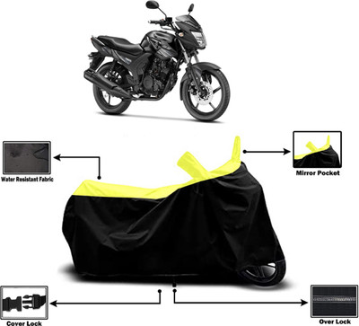 Amexride Two Wheeler Cover for Yamaha(SZ-RR V2 BS6, Yellow)