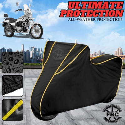 AutoGalaxy Waterproof Two Wheeler Cover for Bajaj(Avenger, Black)