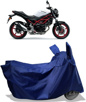 Amexride Two Wheeler Cover for Suzuki(SV650, Blue)