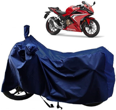 MMSSTAR Waterproof Two Wheeler Cover for Royal Enfield(Bullet 350 New BS6, Blue)