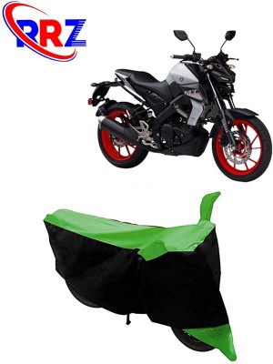 RRZ Waterproof Two Wheeler Cover for Yamaha(MT 15, Black, Green)