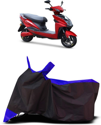 VESMEI Two Wheeler Cover for Techo Electra(Raptor BS6, Blue)