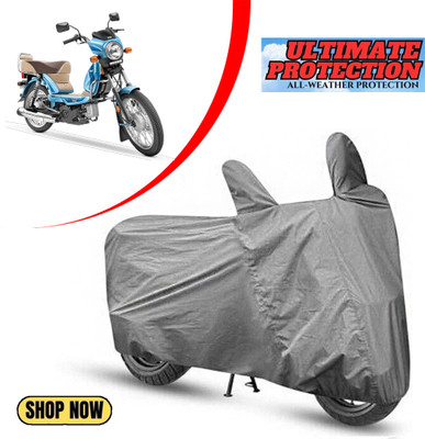 PAGORA Waterproof Two Wheeler Cover for TVS(XL 100 Heavy Duty, Grey)