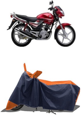 SUGASHRI Waterproof Two Wheeler Cover for Yamaha(Libero G5, Orange, Blue)