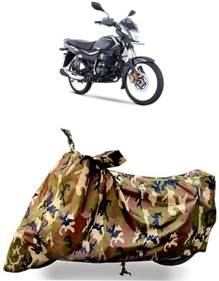 VESMEI Waterproof Two Wheeler Cover for Bajaj(Platina 110 H-Gear BS6, Multicolor)