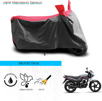 SnehaSales Waterproof Two Wheeler Cover for TVS(Sport, Grey, Red)