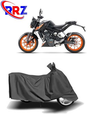 RRZ Waterproof Two Wheeler Cover for KTM(200 Duke, Grey)