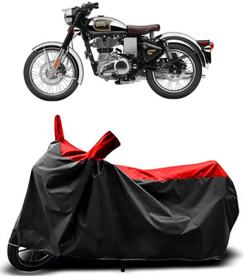 MMSSTAR Waterproof Two Wheeler Cover for Royal Enfield(Classic Squadron, Red)