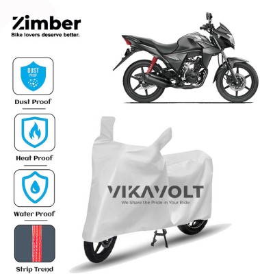 ZIMBER Waterproof Two Wheeler Cover for Honda(CB Twister, Silver)