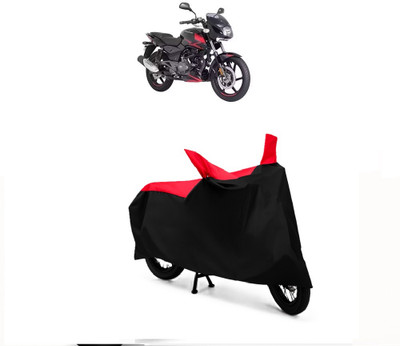 Autohug Waterproof Two Wheeler Cover for Bajaj(Pulsar 150, Black, Red)