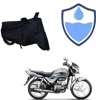 DeepShakshi AUTOMOTIVE Waterproof Two Wheeler Cover for Hero(Splendor Pro, Black)