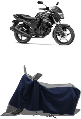 SUGASHRI Waterproof Two Wheeler Cover for Yamaha(SZ-RR, Grey, Blue)
