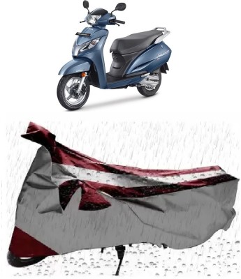 MISSION COLLECTION Waterproof Two Wheeler Cover for Honda(Activa 125, Silver)