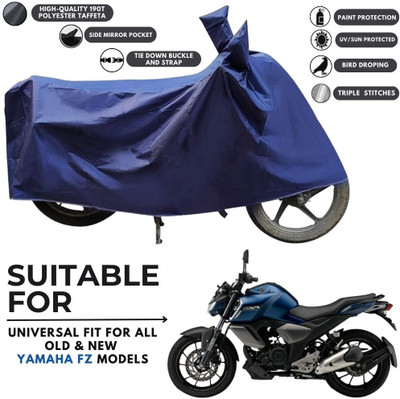 MADAFIYA Two Wheeler Cover for Yamaha(FZ-Fi Version 3.0, Blue)