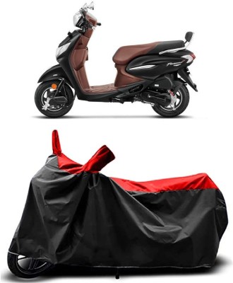 MMSSTAR Waterproof Two Wheeler Cover for Hero(Pleasure+ 110, Red)