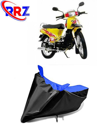 RRZ Waterproof Two Wheeler Cover for Kinetic(K4, Black, Blue)