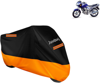 Juvdoxj Waterproof Two Wheeler Cover for TVS(Victor Edge, Orange)