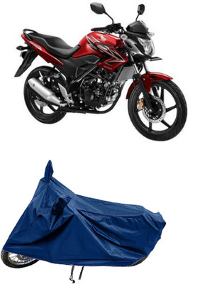 SPECTUS Two Wheeler Cover for Honda(CB Trigger, Blue)