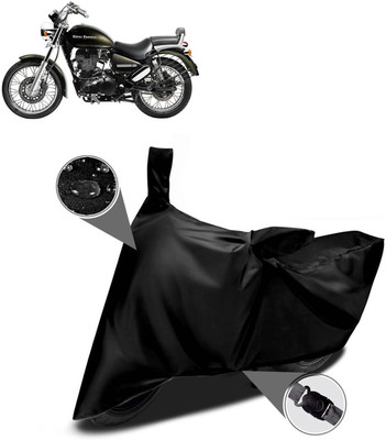 DeepShakshi AUTOMOTIVE Two Wheeler Cover for Royal Enfield(Thunderbird, Black)