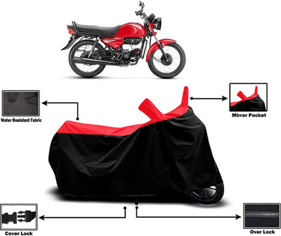 Amexride Two Wheeler Cover for Hero(HF Dawn BS6, Red)