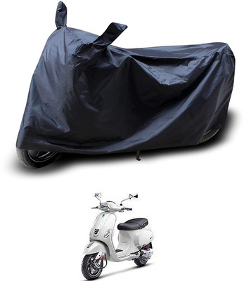 AASHTIK MART Two Wheeler Cover for Vespa(Vespa SXL 150, Black)