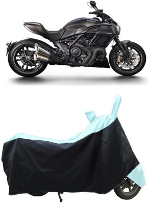 Coxtor Waterproof Two Wheeler Cover for Ducati(Diavel, White)