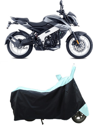 Coxtor Waterproof Two Wheeler Cover for Bajaj(Pulsar 200NS FI BS6, White)