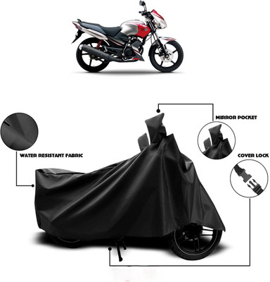 DeepShakshi AUTOMOTIVE Two Wheeler Cover for Yamaha(Gladiator, Black)