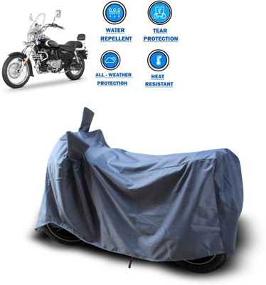 GOSHIV-car and bike accessories Waterproof Two Wheeler Cover for Bajaj(Avenger 220 Cruise, Grey)