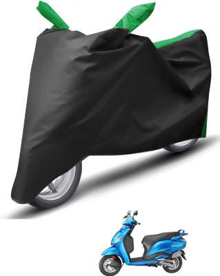 Caronix Waterproof Two Wheeler Cover for Hero(Maestro, Green)