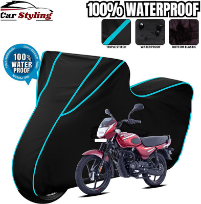 Car Styling Waterproof Two Wheeler Cover for Bajaj(CT100, Maroon)