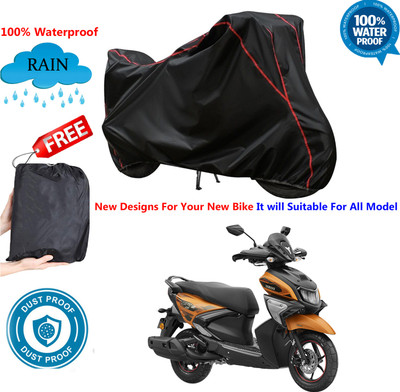 OliverX Waterproof Two Wheeler Cover for Yamaha(RayZR 125 Fi, Black)